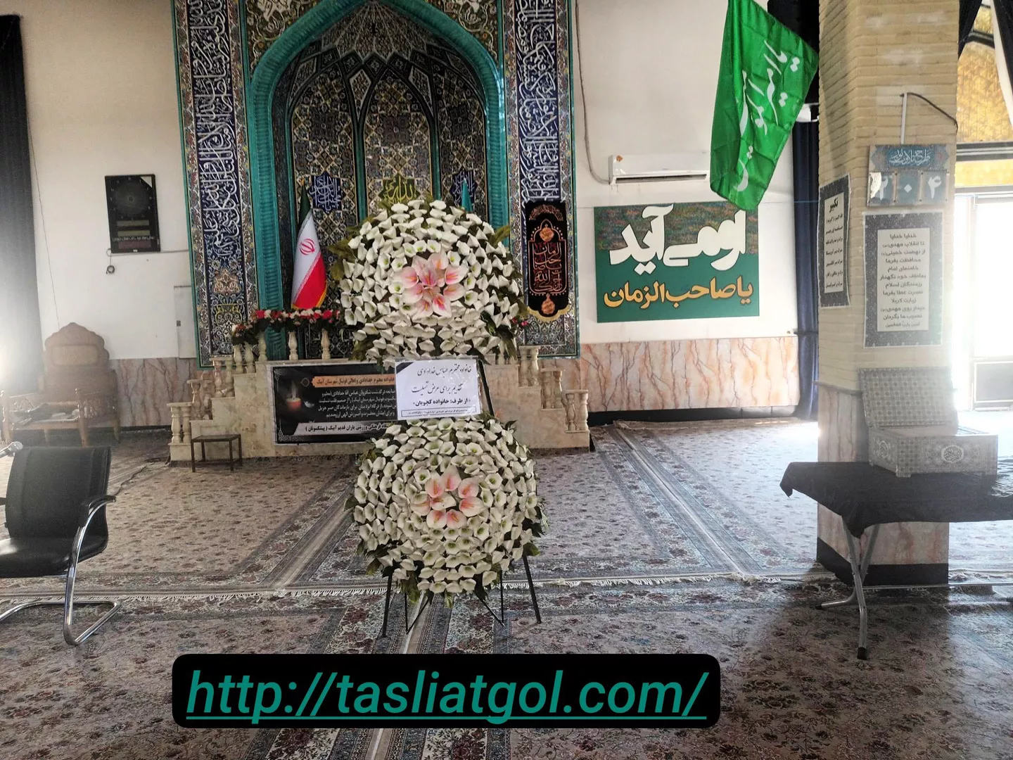 اجاره تاج گل مصنوعی در شاهین ویلا